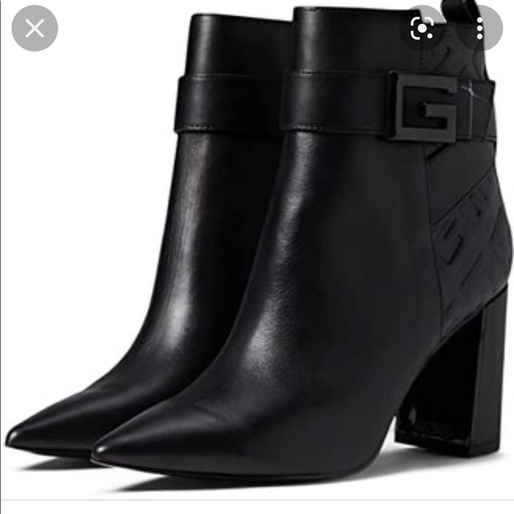 GUESS WOMEN ANKLE BLACK BOOT HEELS SIZE: 8.5 - Picture 4 of 6